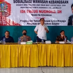 Ida Bagus Nugroho saat memberikan paparan tentang wawasan kebangsaan, Sabtu (21/5/2022).