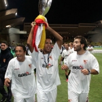 Sevilla sukses menjadi klub dengan koleksi gelar Liga Eropa UEFA terbanyak. 