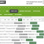 Tangkapan layar website Locate Family yang diduga bocorkan data pribadi.
