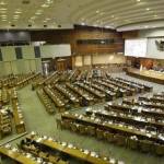 Suasana Rapat Raripurna Ke-18 DPR di Kompleks Parlemen, Senayan, Jakarta, Selasa (2/2). foto: antara