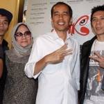 Jokowi dan para personil slank. foto: liputan6.com