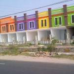 Proyek Pasar Ikan Modern di Jalan Raya Lamongan, Cerme. foto: syuhud/BANGSAONLINE