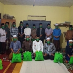 Bantuan sembako dari PKB sudah diserahterimakan kepada warga terdampak Covid-19 di Kecamatan Tragah, Bangkalan. 