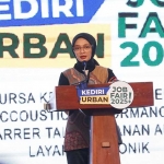 Wali Kota Kediri, Vinanda Prameswati saat memberi sambutan. Foto: Ist. 