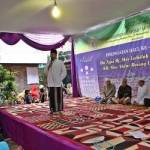 Wakil Gubernur Jatim Syaifullah Yusuf saat memberikan sambutan dalam acara Haul sesepuh PP An-Najiyah almarhum Mas Abdur Rozaq Usman, Minggu (16/3/2014).foto:nisa/BANGSAONLINE