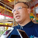 Kepala Dinkes Sudiyo saat memberikan penjelasan kepada media terkait angka stunting di Bangkalan.