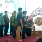 Bupati Jombang Launcing Sentra Industri Tape Ketan Hijau Desa Kadawung. (foto: ist).