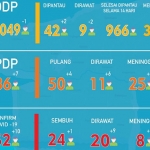 Data sebaran kasus Covid-19 Kabupaten Blitar.