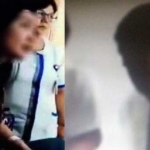 Pasien yang mengaku payudaranya diremas-remas oleh perawat National Hospital Surabaya (kiri), dan pelaku. Foto: youtube