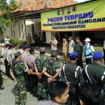 Suasana peresmian posko terpadu. 