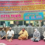 Desa Suko, Kecamatan Sukodono, Kabupaten Sidoarjo menggelar tasyakuran dan tumpengan dalam rangka rapat koordinasi (rakor) panitia PTSL desa, di balai desa setempat, Senin (2/8/21) malam.