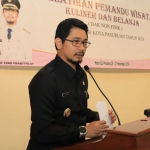 Plt. Wali Kota Pasuruan Raharto Teno Prasetyo saat membuka acara.