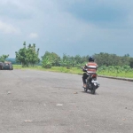 Akses jalan yang rencananya digunakan untuk masuk ke wilayah utara.