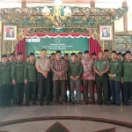 Para pengurus ISNU cabang Bangkalan foto bersama usai dilantik.