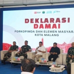 Deklarasi damai di Kota Malang.
