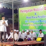 Mukhamad Misbakhun  saat memberikan sambutannya.