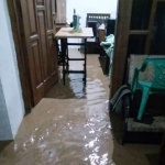 Kondisi banjir di Ngadirojo Pacitan.