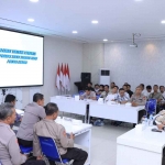 Pelaksanaan Lat praops Sikat Semeru 2023 di Polres Ngawi.