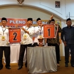 Kedua kontestan di Pilkada serentak 2018 ini, yakni Salwa-Irwan No.1 dan Dafir-Dayat No.2. 