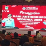 Wakil Bupati Malang, Didik Gatot Subroto, saat membuka sosialisasi Hakordia 2023.