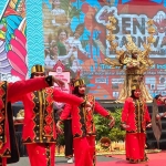 Salah satu pagelaran di BEN atau Blitar Ethnic National Carnival tahun ini.