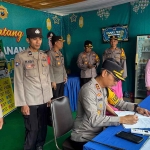 Peninjauan pos pelayanan di Kota Mojokerto.