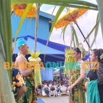 Tradisi Manten Tebu di Pabrik Gula Rejoso Manis Indo, Kabupaten Blitar. Foto: AKINA NUR ALANA/BANGSAONLINE