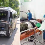 Micro bus Isuzu Elf yang ringsek usai dijadikan sasaran amuk massa. Serta korban yang akhirnya meninggal setelah sempat mendapat perawatan di Puskesmas Parengan.