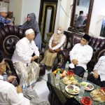 Ahmad Muzani memimpin rombongan kader Gerindra sowan ke Pondok Pesantren Sidogiri, Kabupaten Pasuruan. foto: ist.