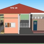 Ilustrasi maket pembangunan TPS3R