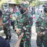 Kunjungan Irdam V/Brawijaya di Kabupaten Ngawi.