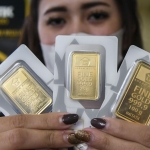 Harga emas Antam hari ini mengalami sedikit kenaikan. Foto: Ist.