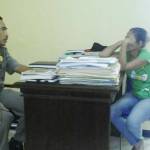 Petugas saat memeriksa pasangan mesum di kantor Satpol PP Tuban. foto: SUWANDI/ BANGSAONLINE