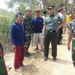 Tim Wasev TMMD yang dipimpin Brigjen TNI Anang saat meninjau sasaran program fisik TMMD 106.