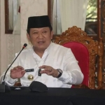 Bupati Jember Hendy Siswanto saat audiensi dengan General Manager KBM Ecotourism Perhutani Jatim, Berthus Sudarmeidi dan Administrator Perhutani Jember.