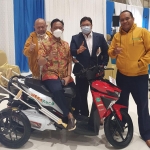 Unesa meluncurkan sepeda motor elektrik bagi disabilitas yang diberi nama Kece. foto: ist.