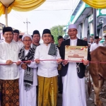 Wali Kota Pasuruan, Adi Wibowo, usai mengikuti Sholat Idul Adha 1447 Hijriah di Masjid Jamik Al Ikhlas, Kelurahan Mandaranrejo.