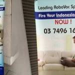 Papan iklan yang menghina PRT Indonesia. foto via merdeka.com