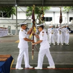 Panglima Koarmada II Laksamana Muda TNI Mintoro Yulianto, S.Sos M.Si, memimpin serah terima jabatan enam jabatan sekaligus, Jumat (04/01/2019)
