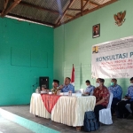 Suasana ketika konsultasi publik terkait Amdal pembangunan Jalan Tol Tulungagung-Blitar-Kepanjen.