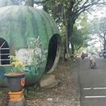 Salah satu jalan raya di Kota Batu yang masuk proyek pelebaran jalan.