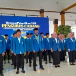 Pengambilan sumpah pada pelantikan PC PMII Situbondo periode 2022-2023