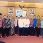 Rombongan DPR RI Komisi II lakukan kunjungan kerja (kunker) ke Kabupaten Bangkalan, di Aula Pemda Bangkalan, Rabu (30/05/2018). 