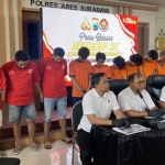 Pelaku curanmor yang diamankan polisi dalam seminggu.