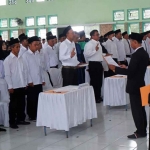 Suasana pelantikan dan pengambilan sumpah PKD se-Kabupaten Kediri. Foto: Ist