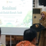 Wali Kota Kediri saat memberi sambutan. Foto: Ist