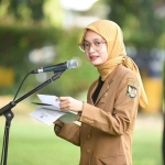 Wali Kota Kediri saat memberi sambutan.