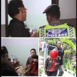 Petugas menggelandang sepasang muda-mudi penguni kost.