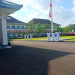 Suasana upacara bendera memperingati Hari Sumpah Pemuda ke 90.