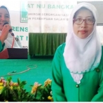 Nur Anisyah, Ketua Pimpinan Cabang Fatayat Bangkalan masa khidmat 2019-2024 yang terpilih secara aklamasi di Kofercab XII, Ahad (08/09). Inset: Dewi Winarti Ketua Pimpinan Wilayah Fatayat Jawa Timur masa khidmat 2019-2024, terpilih secara aklamasi di Koferwil XV 2-3 Februari 2019.